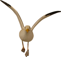 wooden bird carvings