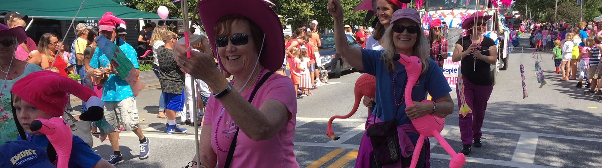 flamingo parade